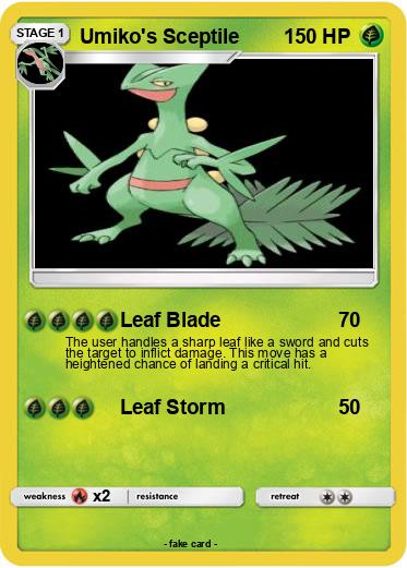 Pokemon Umiko's Sceptile