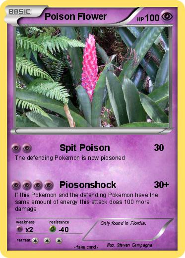 Pokemon Poison Flower