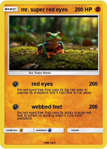 Pokemon mr. super red eyes
