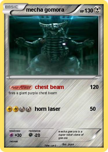 Pokemon mecha gomora
