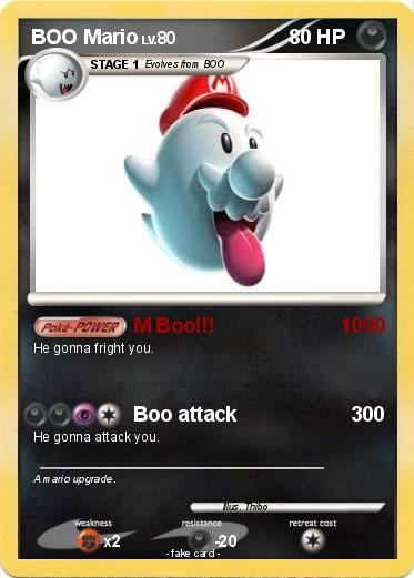 Pokemon BOO Mario