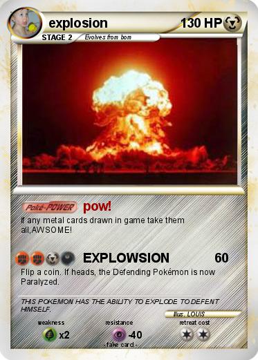 Pokemon explosion