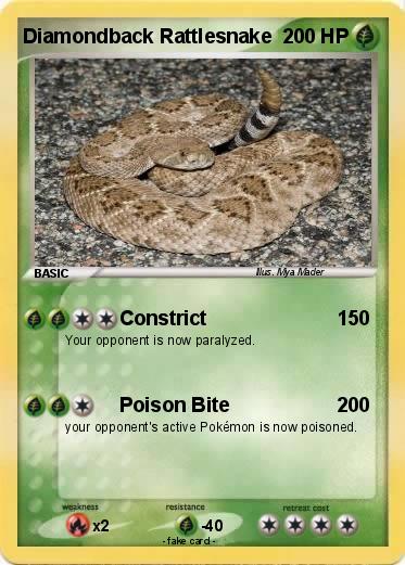 Pokemon Diamondback Rattlesnake