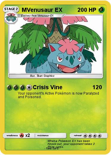 Pokemon MVenusaur EX