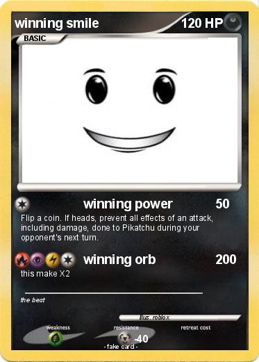 Pokemon winning smile