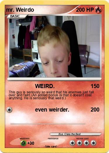 Pokemon mr. Weirdo