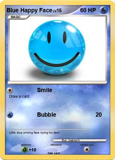 Pokemon Blue Happy Face
