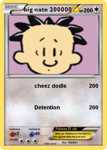 Pokemon big nate 200000