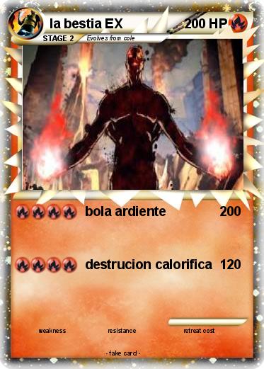 Pokemon la bestia EX