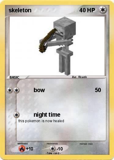 Pokemon skeleton