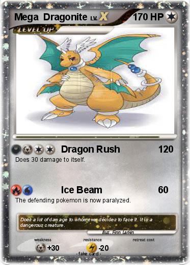 Pokemon Mega  Dragonite