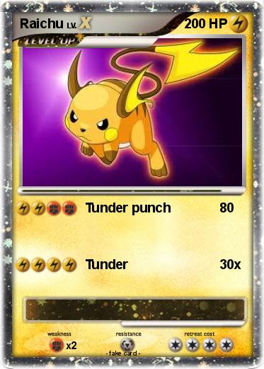 Pokemon Raichu