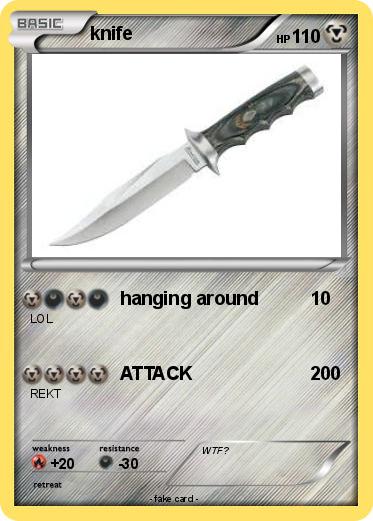 Pokemon knife