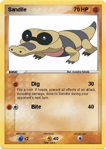 Pokemon Sandile