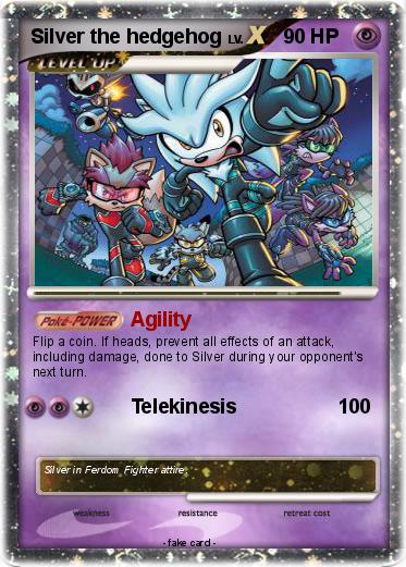 Pokemon Silver the hedgehog