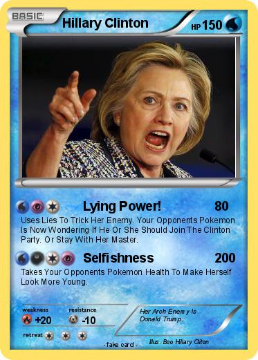 Pokemon Hillary Clinton