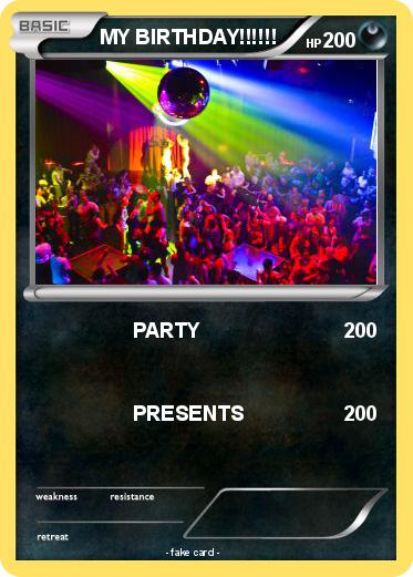 Pokemon MY BIRTHDAY!!!!!!