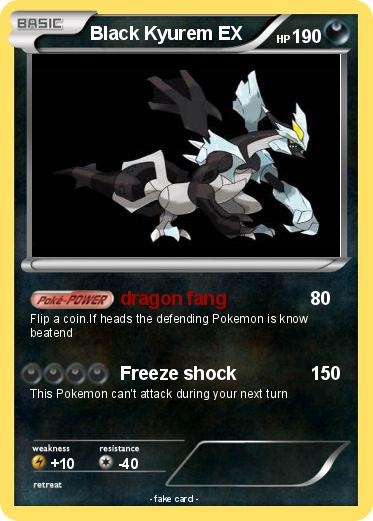 Pokemon Black Kyurem EX