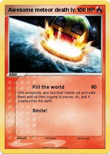 Pokemon Awesome meteor death lv x