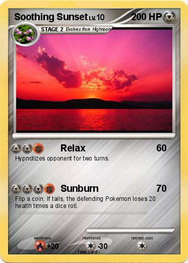 Pokemon Soothing Sunset