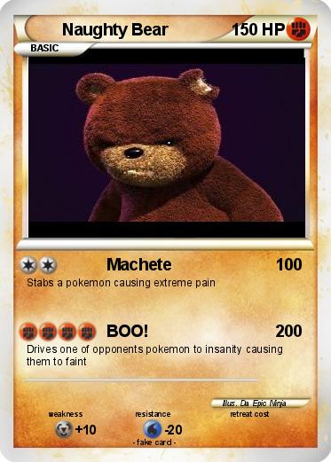 Pokemon Naughty Bear
