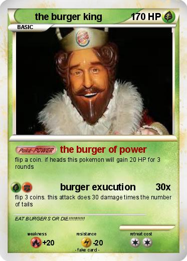Pokemon the burger king