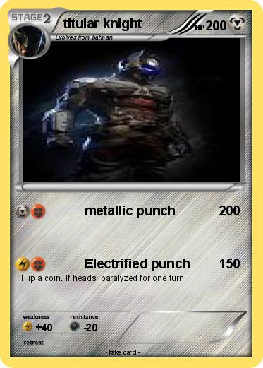 Pokemon titular knight