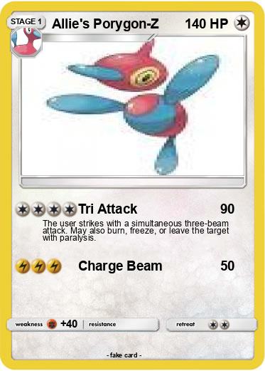 Pokemon Allie's Porygon-Z