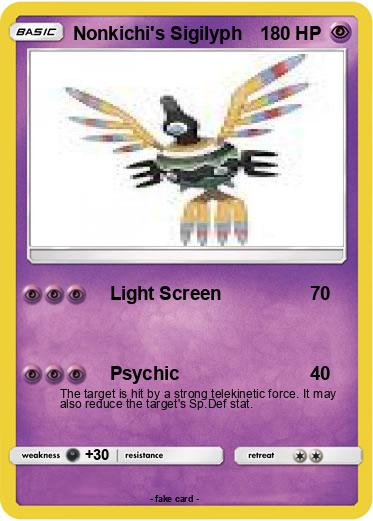Pokemon Nonkichi's Sigilyph