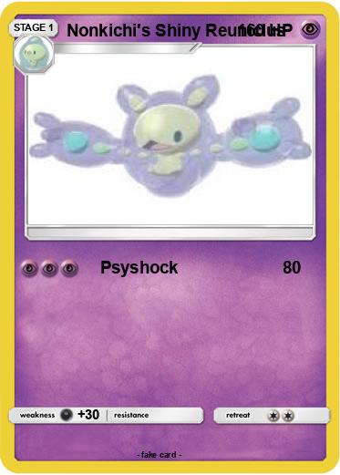 Pokemon Nonkichi's Shiny Reuniclus
