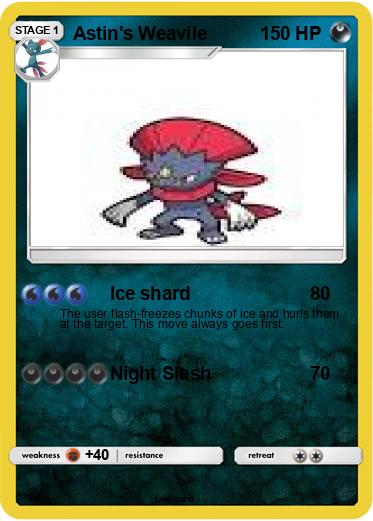 Pokemon Astin's Weavile