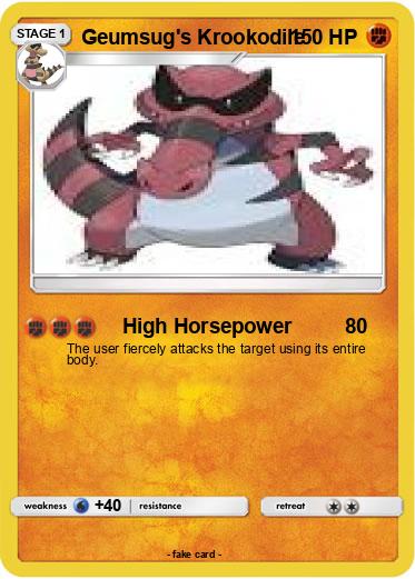 Pokemon Geumsug's Krookodile