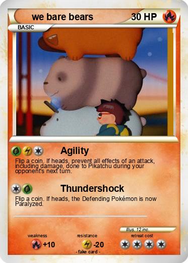 Pokemon we bare bears Pokemon we bare bears