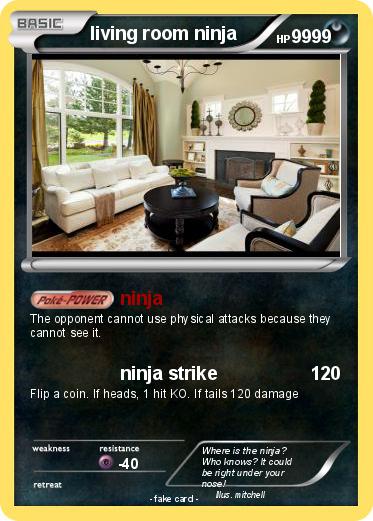 Pokemon living room ninja