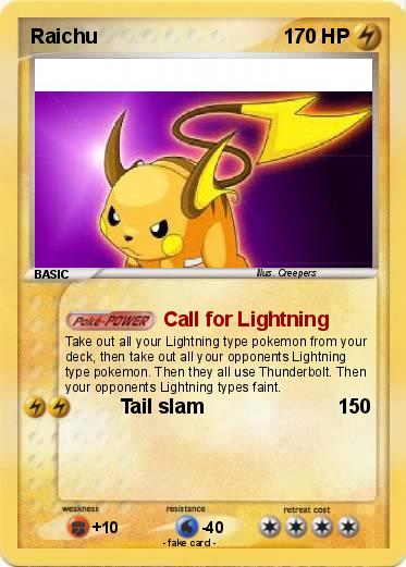 Pokemon Raichu