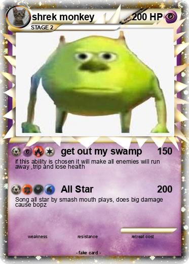Pokemon shrek monkey