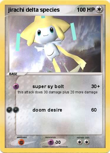 Pokemon jirachi delta species