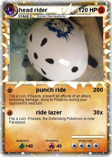 Pokemon head rider