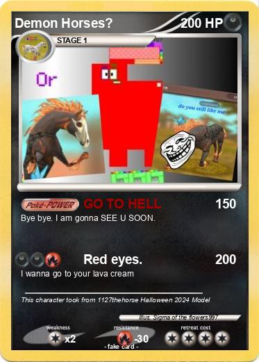 Pokemon Demon Horses?