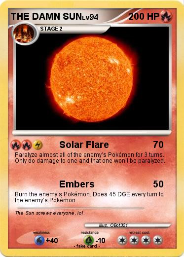 Pokemon THE DAMN SUN