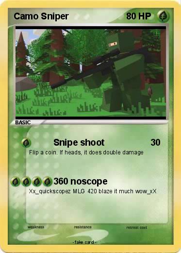 Pokemon Camo Sniper