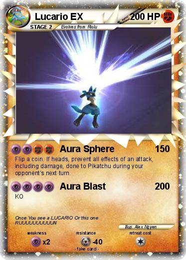 Pokemon Lucario EX