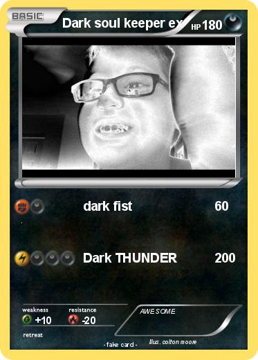 Pokemon Dark soul keeper ex