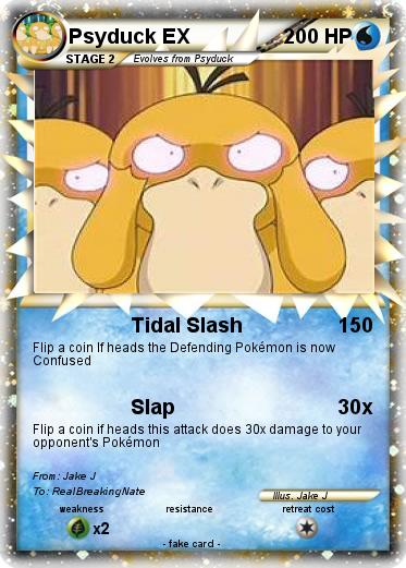 Pokemon Psyduck EX