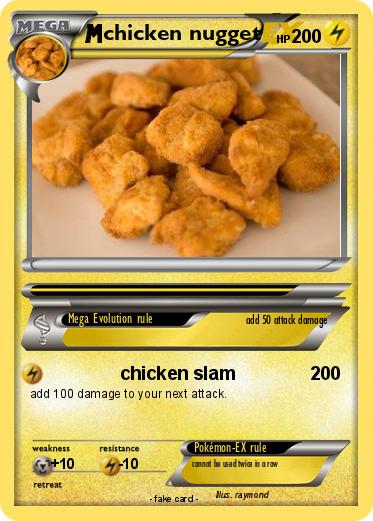 Pokemon chicken nugget