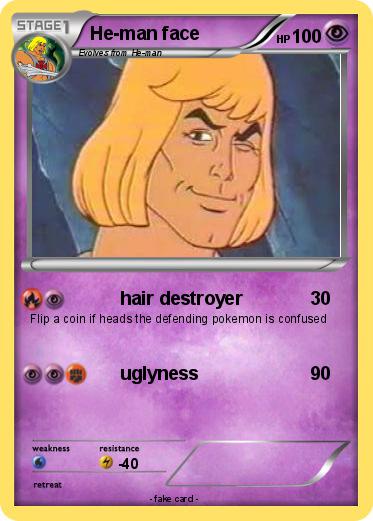 Pokemon He-man face