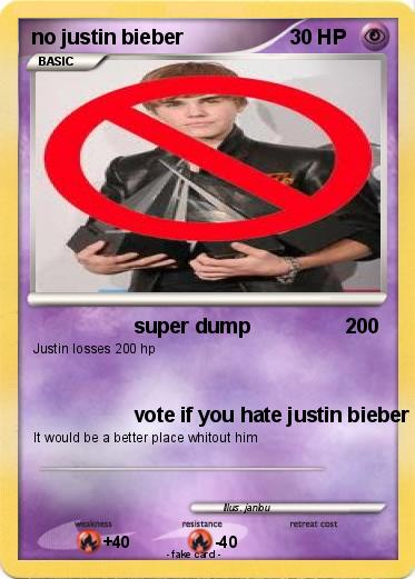 Pokemon no justin bieber