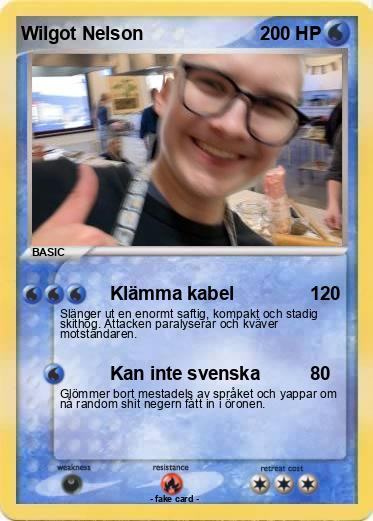 Pokemon Wilgot Nelson