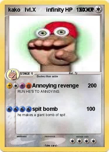 Pokemon kako   lvl.X       infinity HP    XXXX