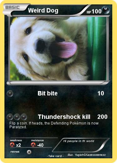 Pokemon Weird Dog